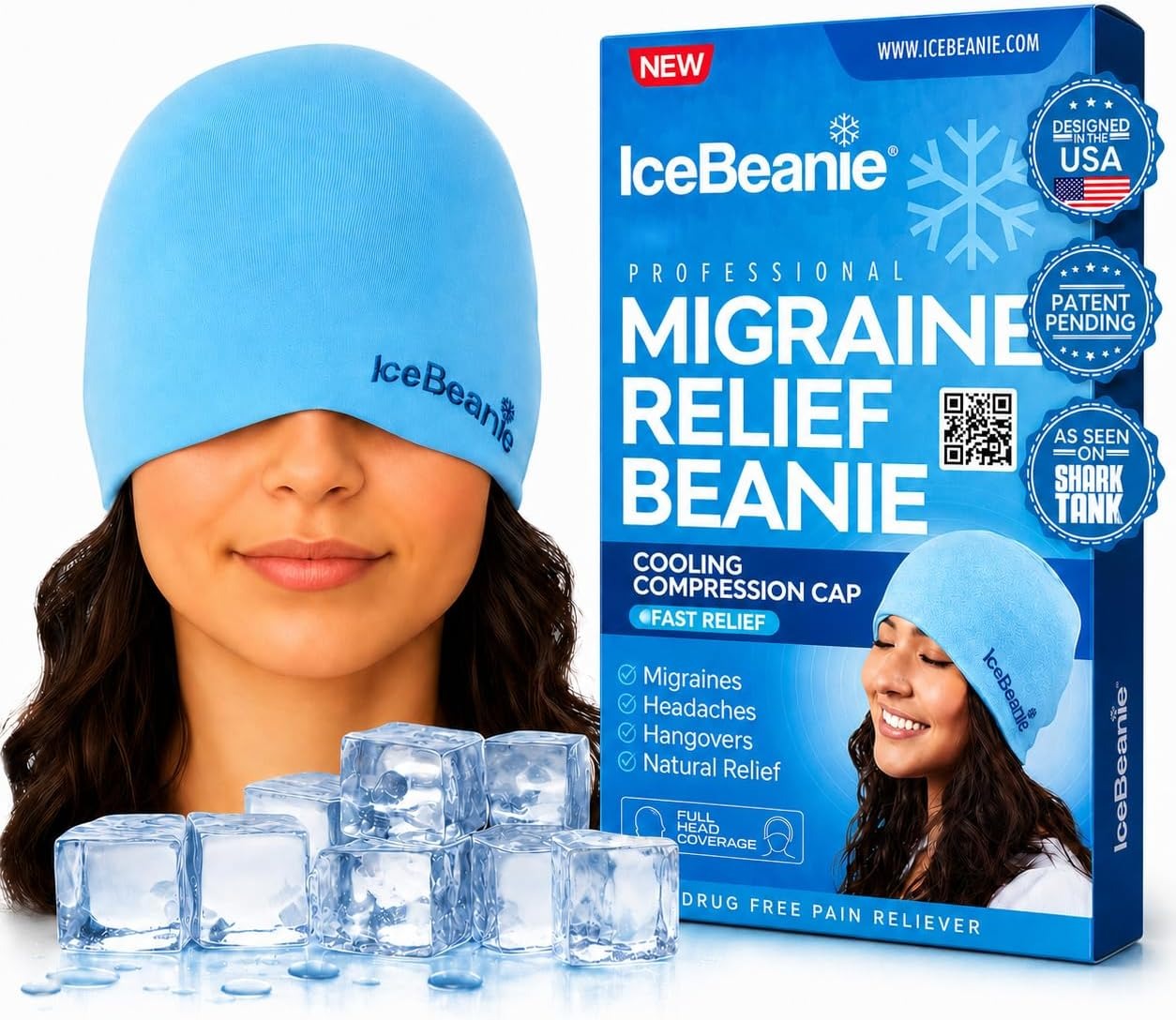 IceBeanie 2.0 - Gorro Terapéutico para la Migraña