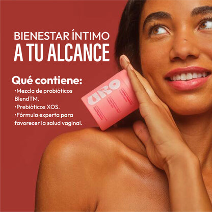 URO® Vaginal Probiotic - Suplemento diseñado para la salud íntima femenina.