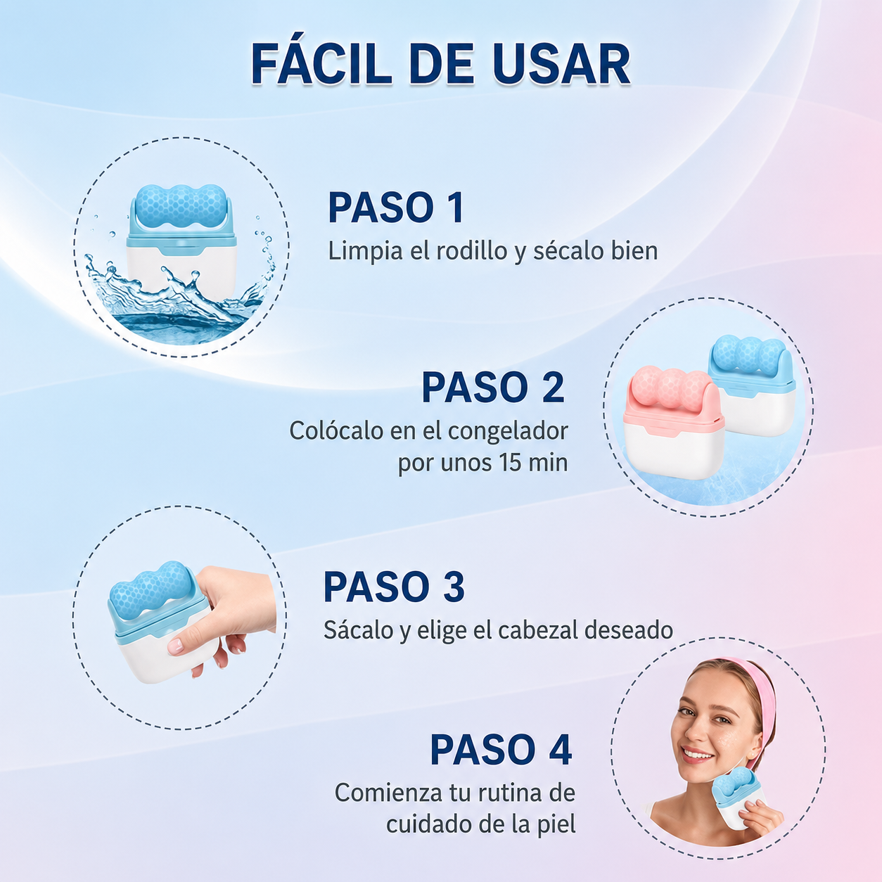 IceRoller® - Desinflama, refresca y define tu rostro