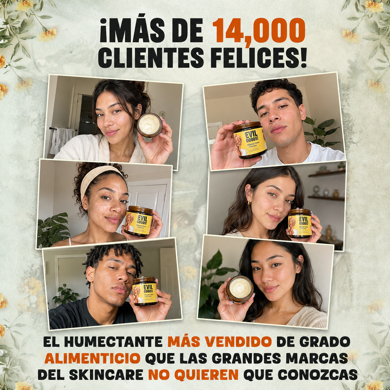 Evil Goods™ - Crema Nutritiva Hidratante con Tallow de Res, Piel Seca y Sensible
