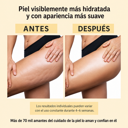 M3 Naturals® -  Aceite de masaje Anticelulitis infundido con Colágeno y Células Madre