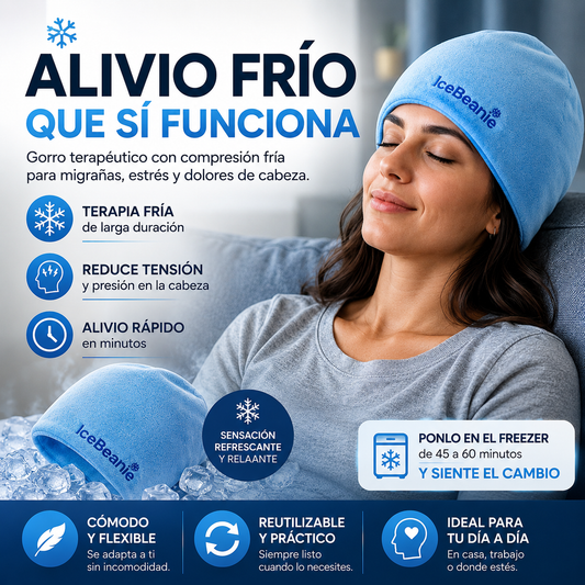 IceBeanie 2.0 - Gorro Terapéutico para la Migraña