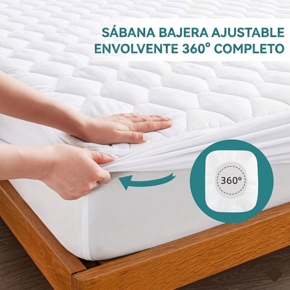 Protector de Colchón Antifluidos Premium Yaque's® + 2 Fundas de Almohadas Gratis