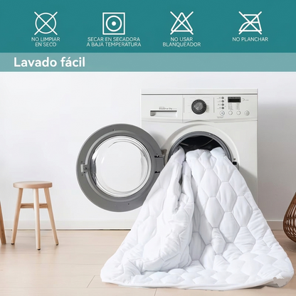 Protector de Colchón Antifluidos Premium Yaque's® + 2 Fundas de Almohadas Gratis
