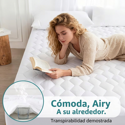 Protector de Colchón Antifluidos Premium Yaque's® + 2 Fundas de Almohadas Gratis