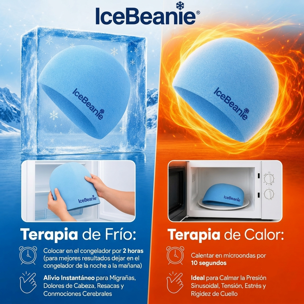 IceBeanie 2.0 - Gorro Terapéutico para la Migraña