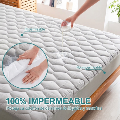 Protector de Colchón Antifluidos Premium Yaque's® + 2 Fundas de Almohadas Gratis
