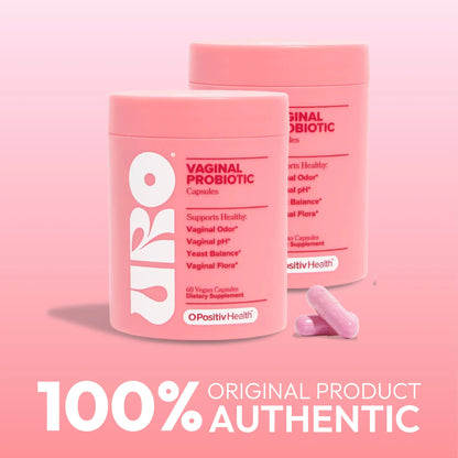 URO® Vaginal Probiotic - Suplemento diseñado para la salud íntima femenina.
