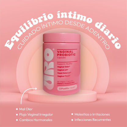 URO® Vaginal Probiotic - Suplemento diseñado para la salud íntima femenina.