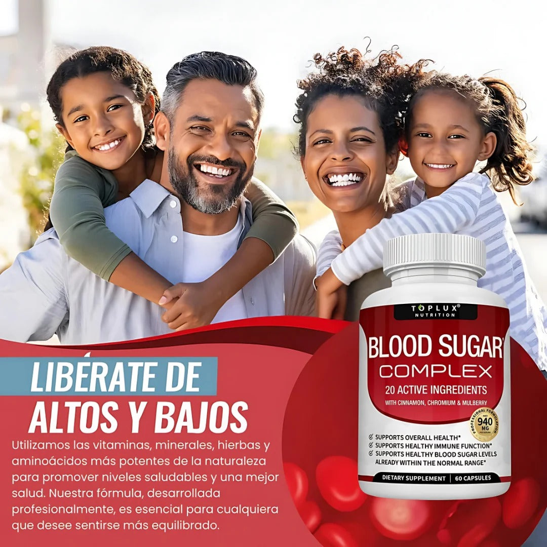 BLO0D SUGAR COMPLEX ORIGINAL ✨ “Controla tu azúcar, gana salud y energía”