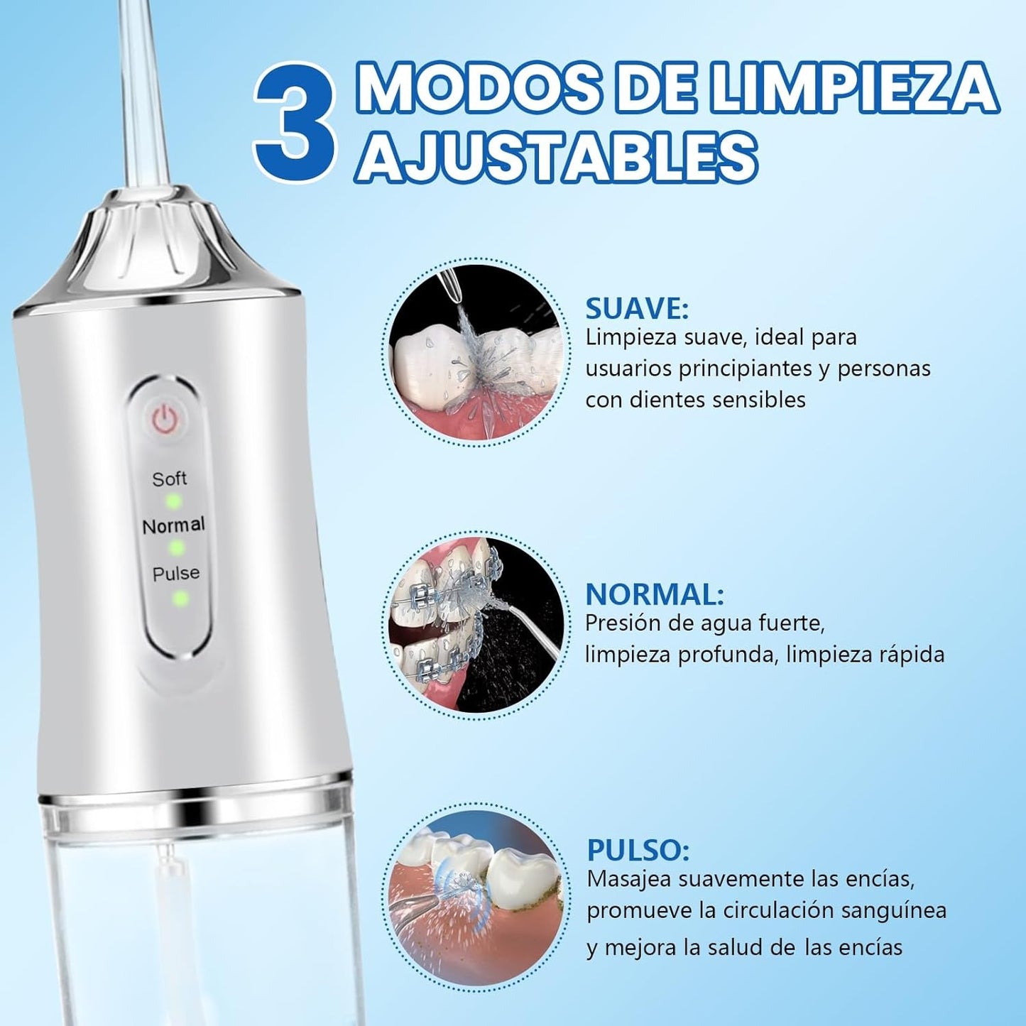 Aqualivra® Irrigador dental portátil