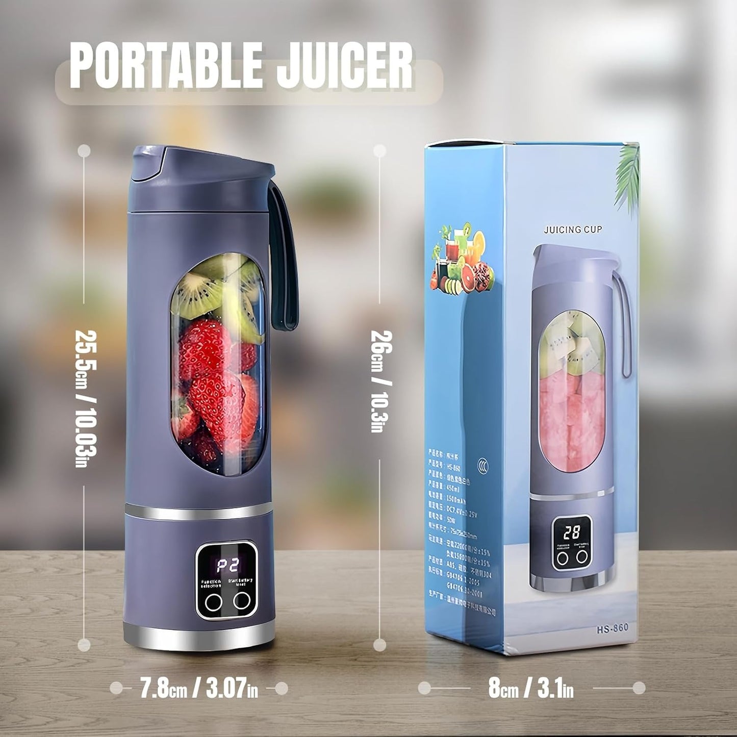 Licuadora portátil recargable - Nuviora™