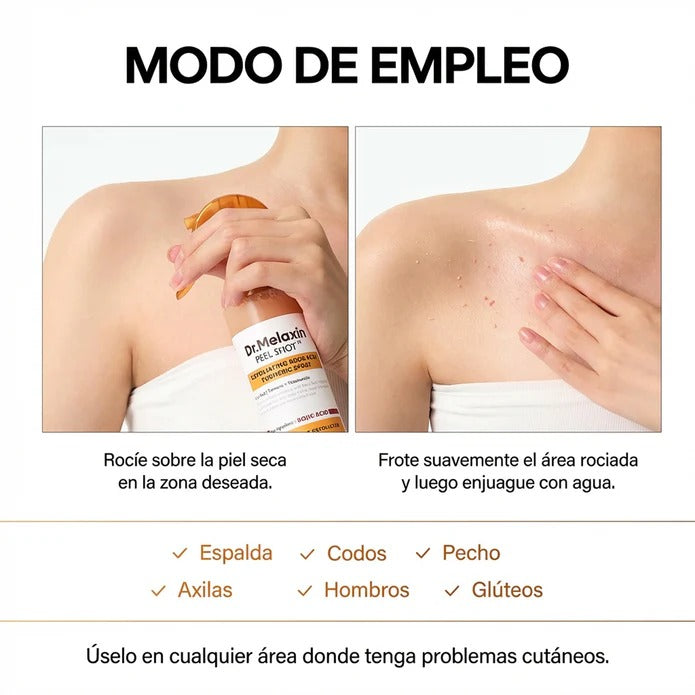 Dr. Melaxin® - Spray Exfoliante Corporal Peeling