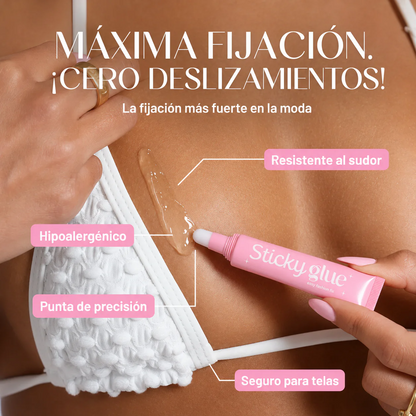 Sticky Glue® | Adhesivo Líquido para Ropa que Mantiene Todo en su Lugar.