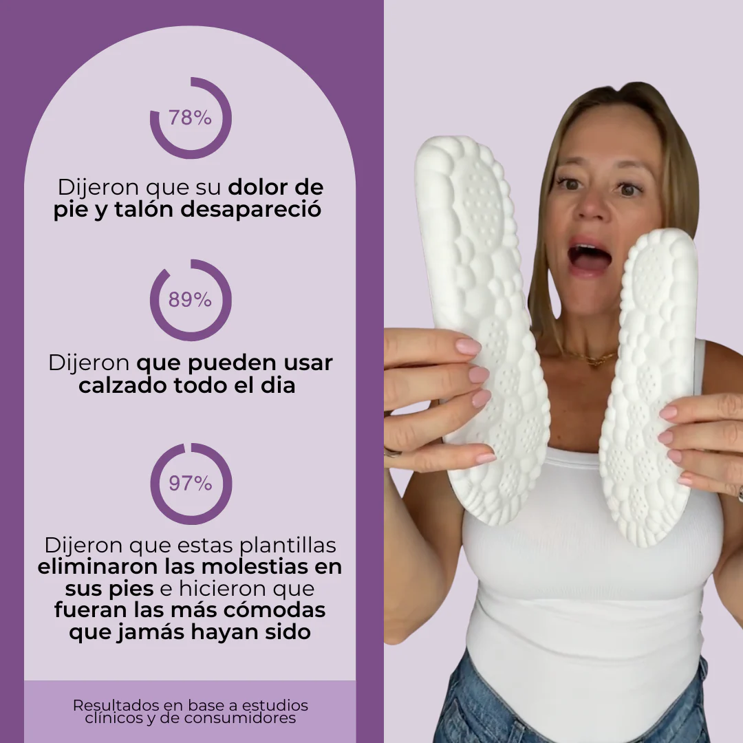 Plantillas Cloud-Comfy 5D | Elimina el dolor de pies para siempre