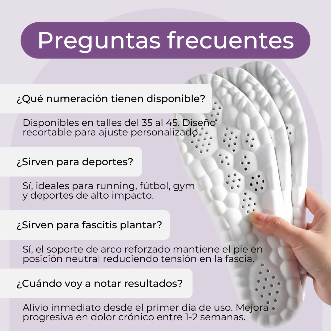 Plantillas Cloud-Comfy 5D | Elimina el dolor de pies para siempre