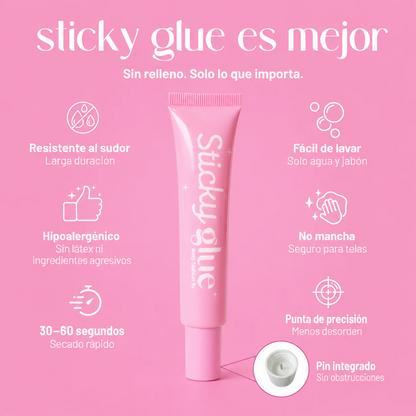 Sticky Glue® | Adhesivo Líquido para Ropa que Mantiene Todo en su Lugar.