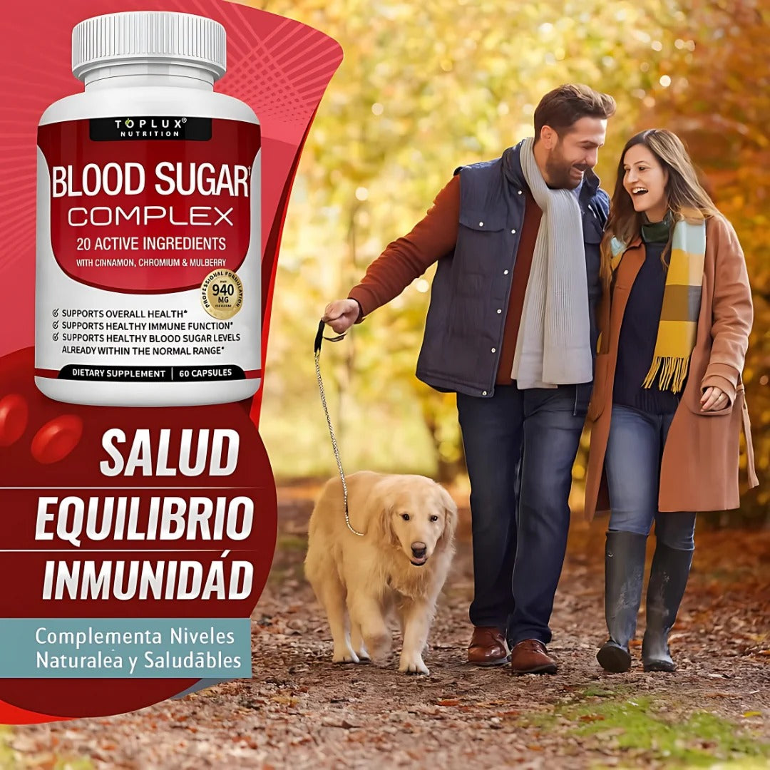 BLO0D SUGAR COMPLEX ORIGINAL ✨ “Controla tu azúcar, gana salud y energía”