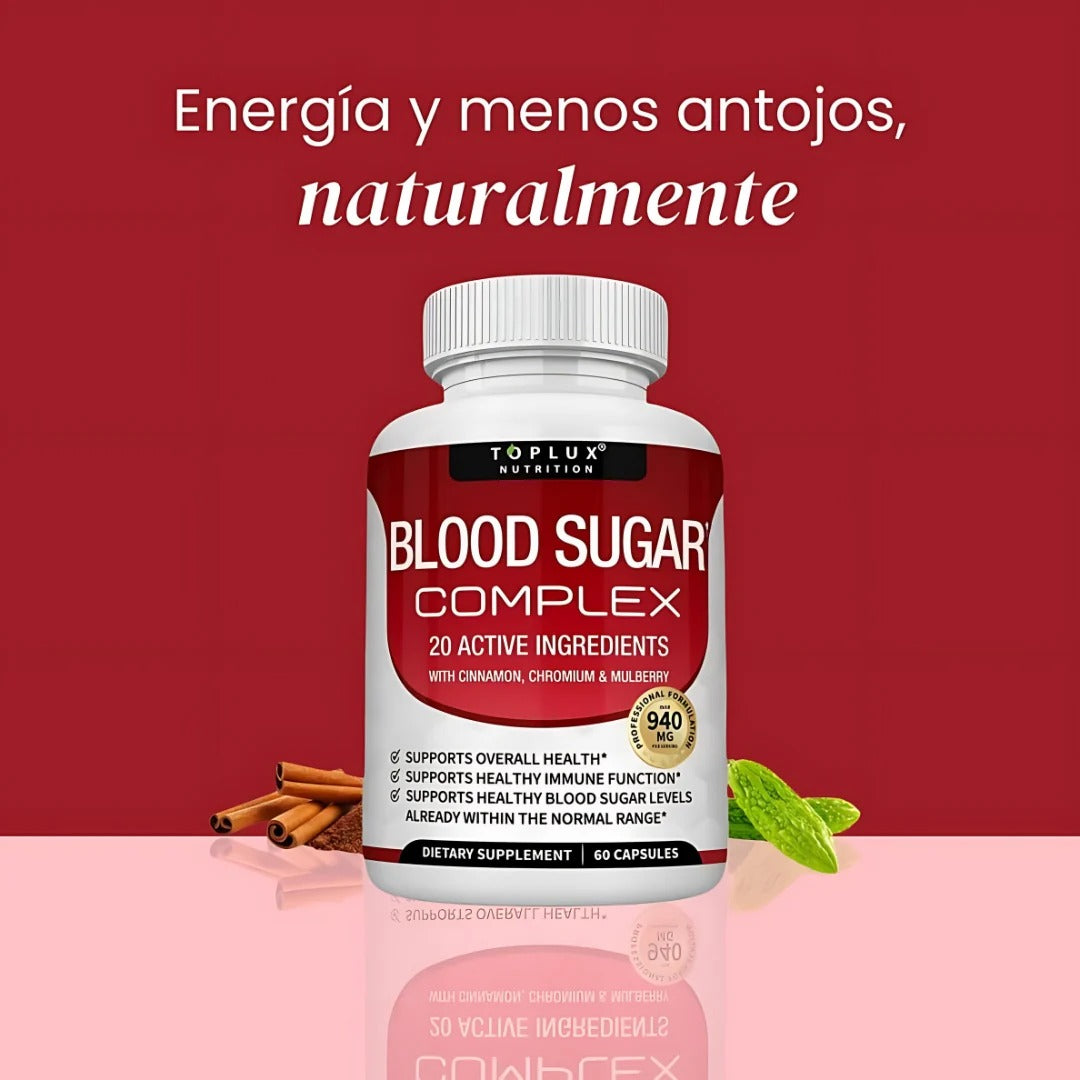 BLO0D SUGAR COMPLEX ORIGINAL ✨ “Controla tu azúcar, gana salud y energía”