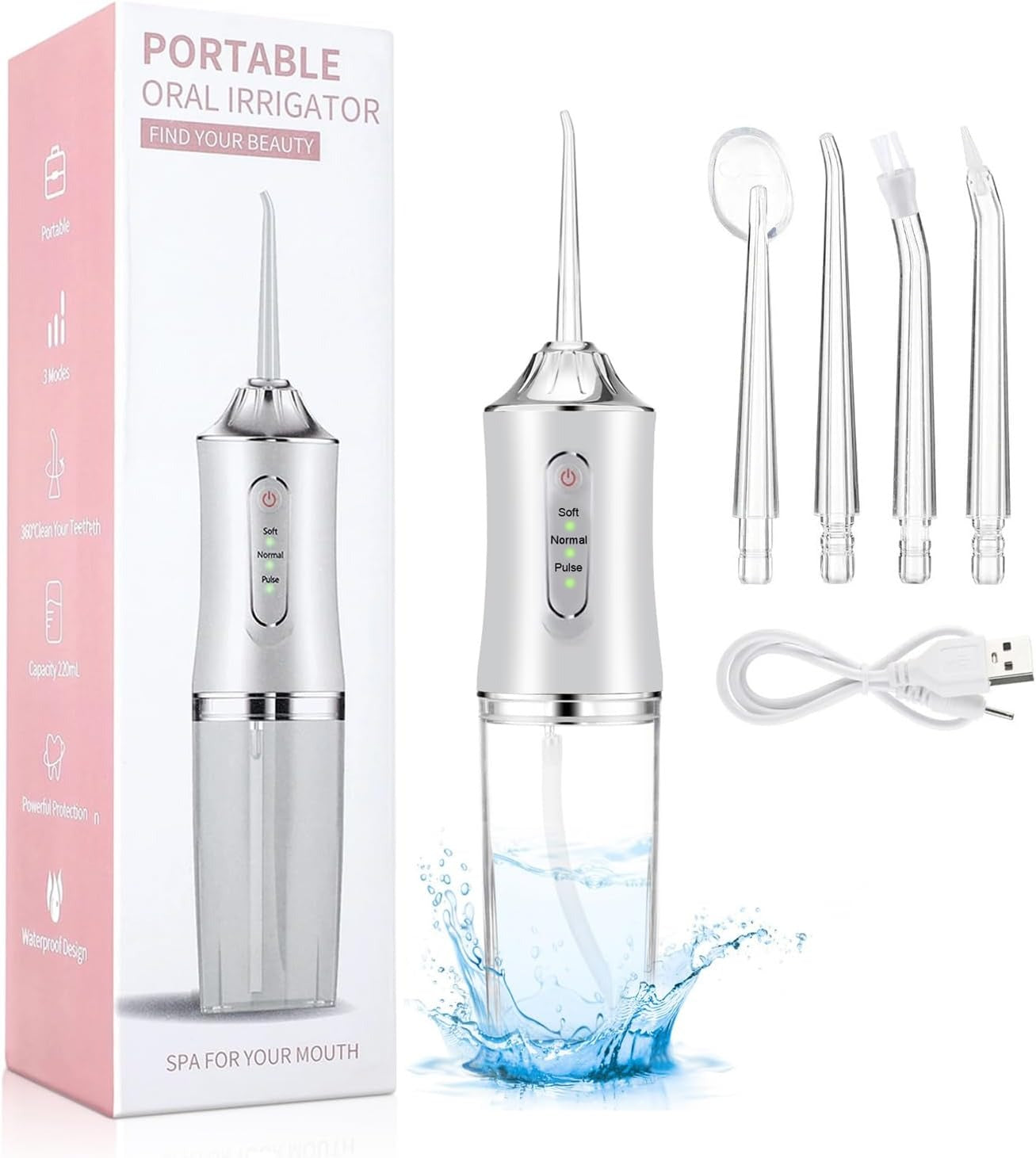 Aqualivra® Irrigador dental portátil